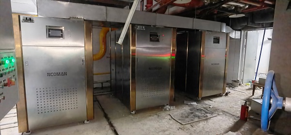 江蘇某連鎖酒店采購紐克曼模塊熱源機!